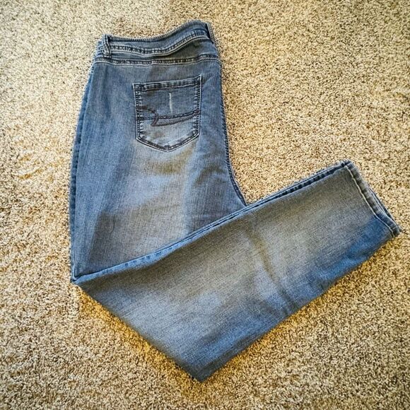 Avenue Denim Women's Lightweight Hi-Tech Stretch Slimming Jeggings Size 22A - Picture 3 of 13